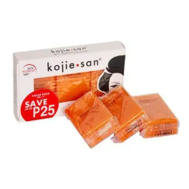 Kojie San Skin Brightening Soap 65g, 3 pieces